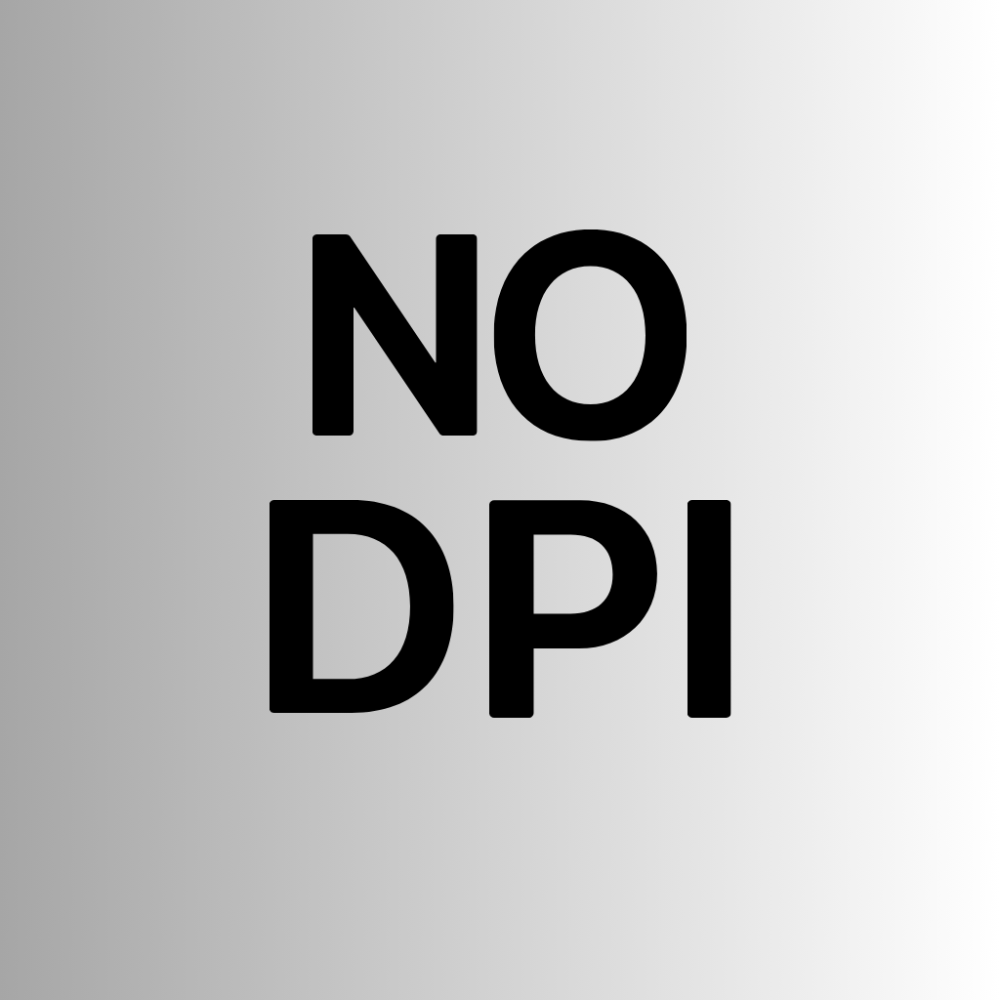 No dpi (senza protezione)