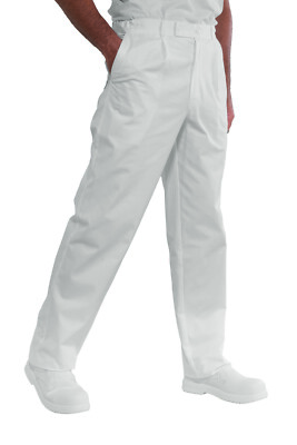 Pantalone bianco con passanti