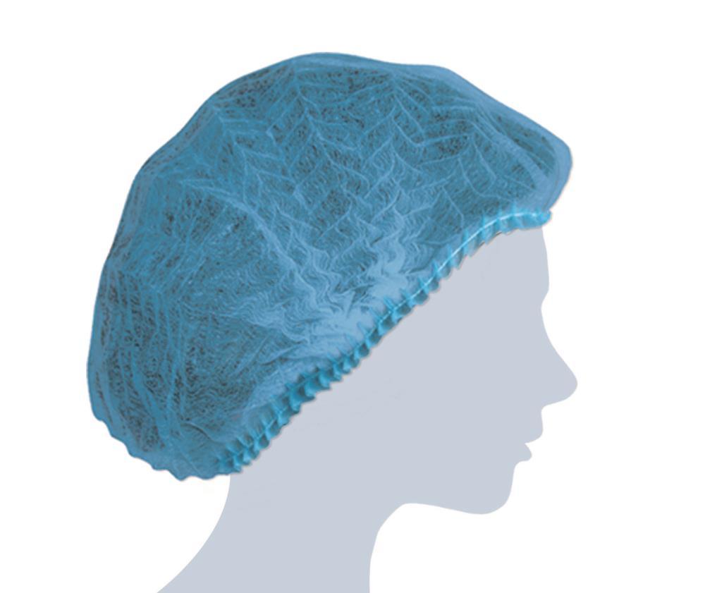 Cuffia tnt con elastico blue pezzi 100