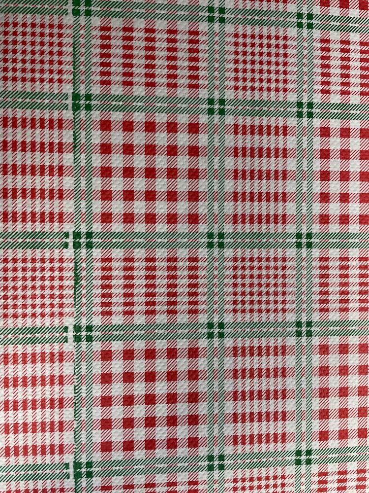 Tovagliette Scozzesi rosse pezzi 500