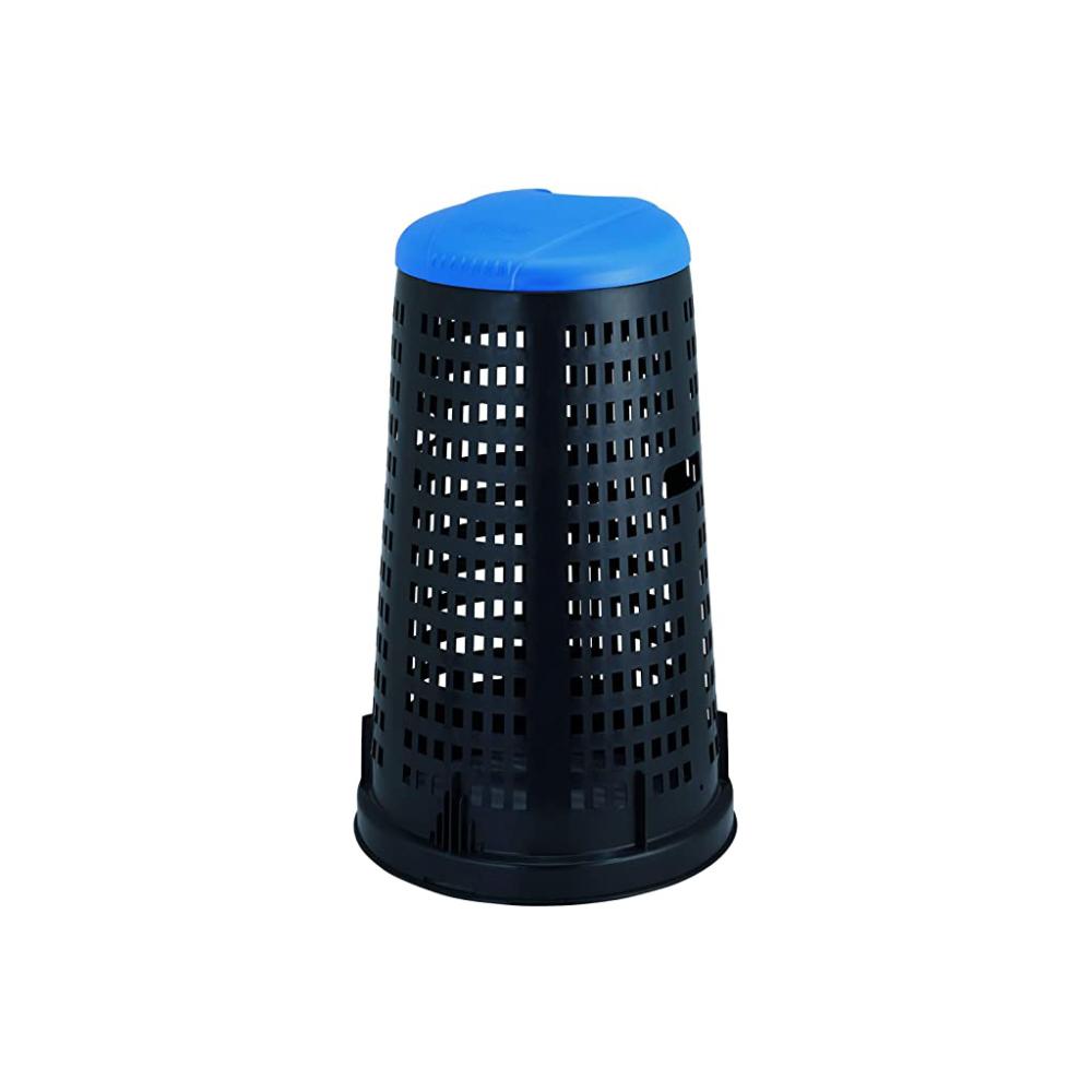 Trespolo Nero con coperchio blue