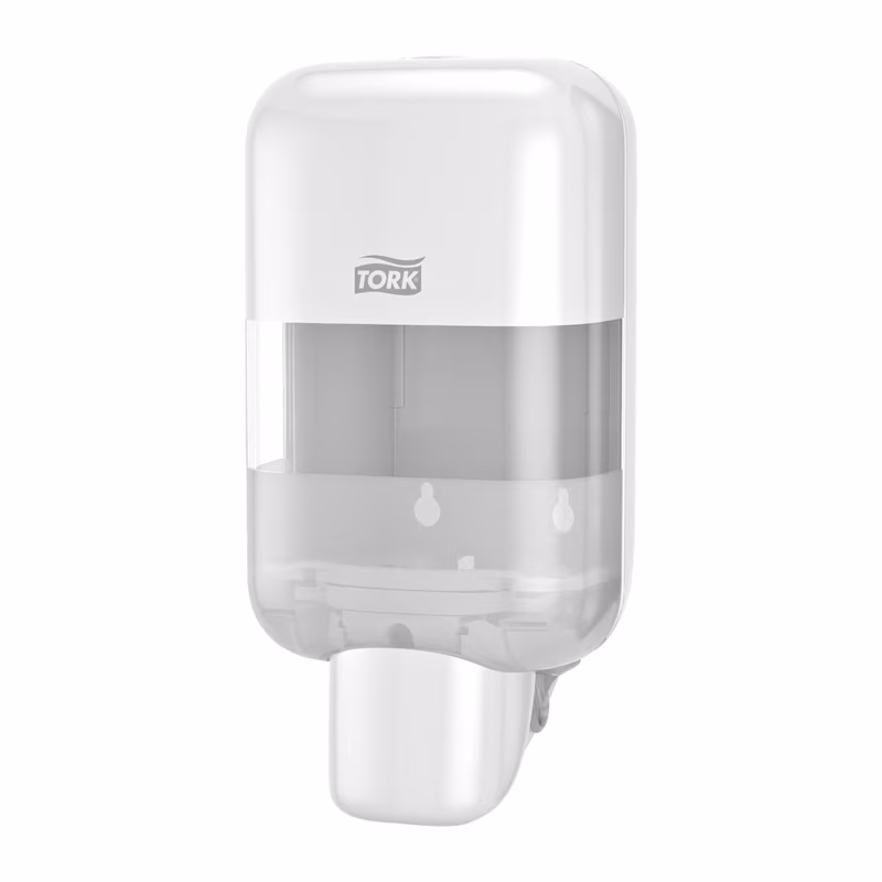 Dispenser Mini sapone e disinfettante bianco