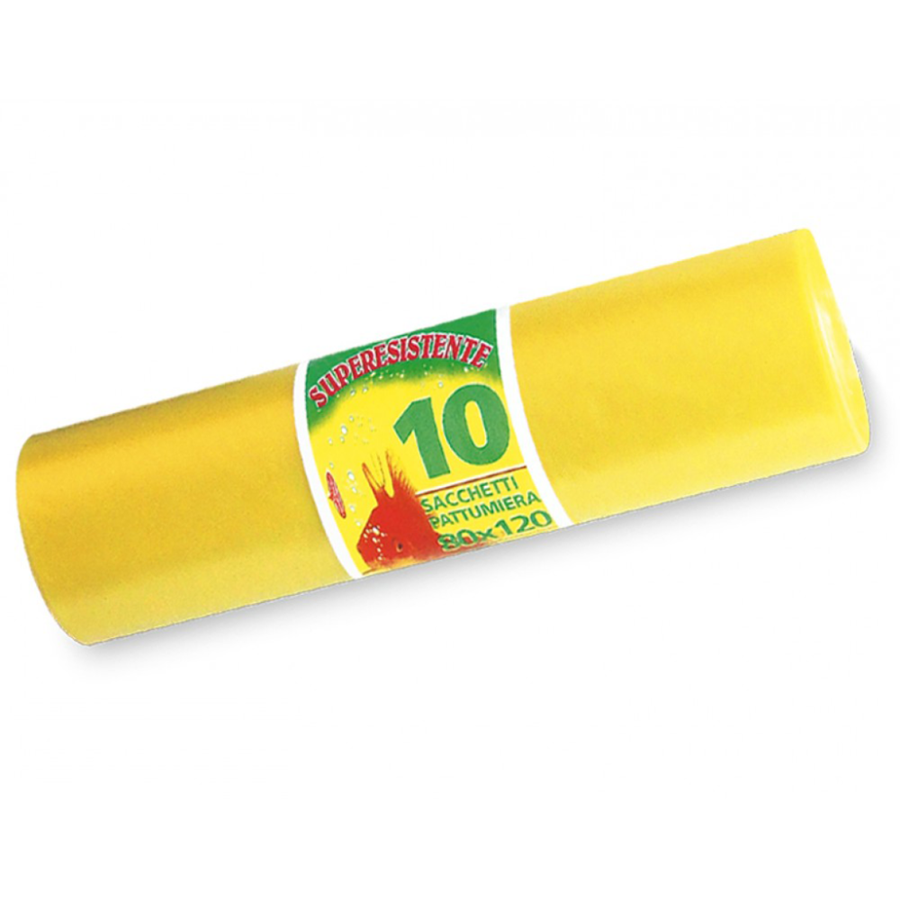 Sacchi 80x120 giallo pz 10