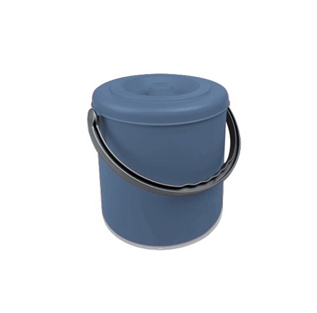 Pattumiera con coperchio lt 10