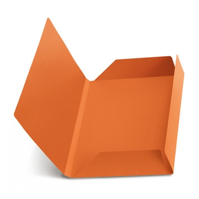 Cartellina 3 lembi arancio